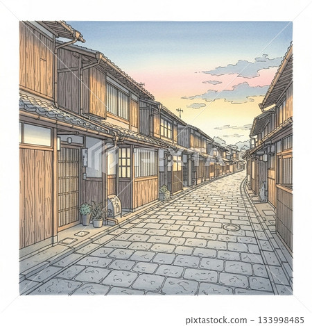 歷史悠久的街道 133998485