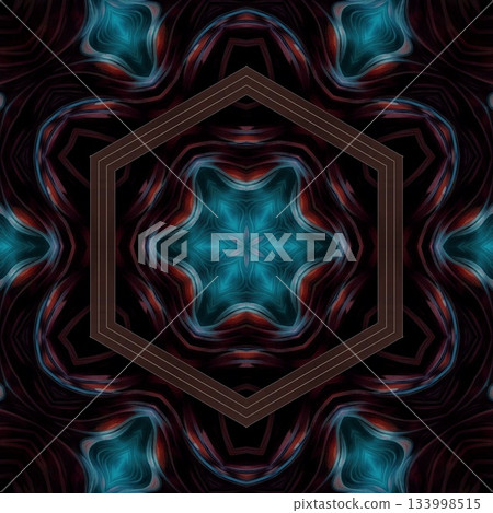 Abstract and Surreal Digital NFT Collectible. Futuristic Art Masterpiece, Unique Digital NFT.  Surreal and Abstract Futuristic Art, Futuristic NFT Art Collectible. Digital Abstract Surreal design 133998515