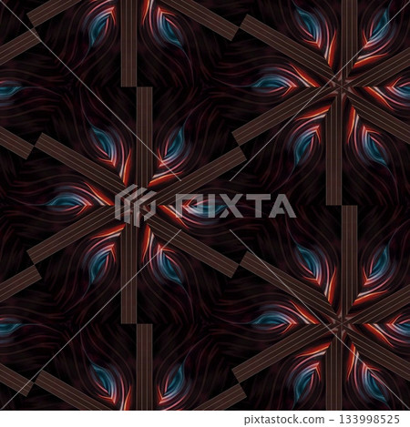 Abstract and Surreal Digital NFT Collectible. Futuristic Art Masterpiece, Unique Digital NFT.  Surreal and Abstract Futuristic Art, Futuristic NFT Art Collectible. Digital Abstract Surreal design 133998525
