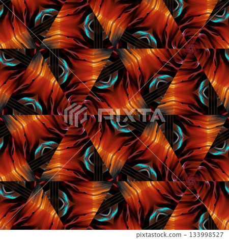 Abstract and Surreal Digital NFT Collectible. Futuristic Art Masterpiece, Unique Digital NFT.  Surreal and Abstract Futuristic Art, Futuristic NFT Art Collectible. Digital Abstract Surreal design 133998527