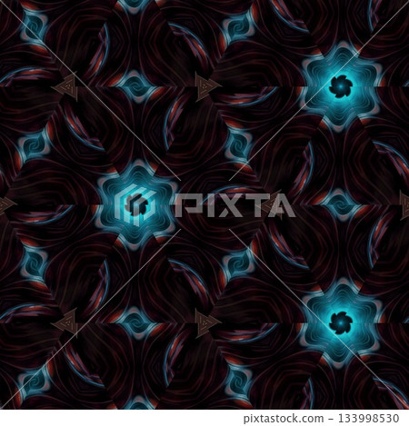 Abstract and Surreal Digital NFT Collectible. Futuristic Art Masterpiece, Unique Digital NFT.  Surreal and Abstract Futuristic Art, Futuristic NFT Art Collectible. Digital Abstract Surreal design 133998530