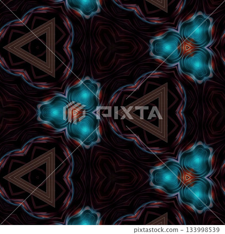 Abstract and Surreal Digital NFT Collectible. Futuristic Art Masterpiece, Unique Digital NFT.  Surreal and Abstract Futuristic Art, Futuristic NFT Art Collectible. Digital Abstract Surreal design 133998539