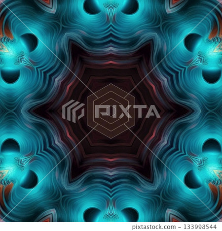 Abstract and Surreal Digital NFT Collectible. Futuristic Art Masterpiece, Unique Digital NFT.  Surreal and Abstract Futuristic Art, Futuristic NFT Art Collectible. Digital Abstract Surreal design 133998544