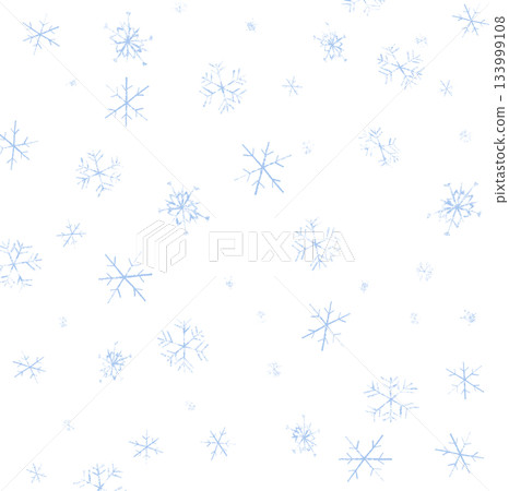手繪雪花背景插圖,不規則字體 手繪雪花背景插圖,不規則字體 133999108