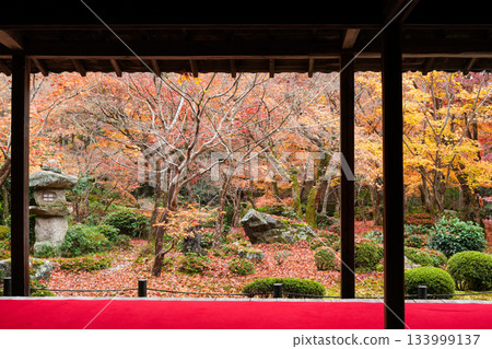 Zuiganzan Enkoji Temple in Ichijoji, Kyoto (founded by Tokugawa Ieyasu) photographed in autumn 2025 133999137