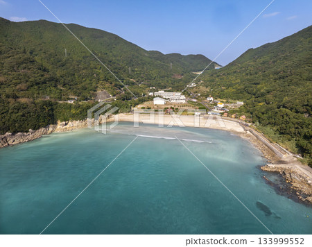 無人機空拍新上五町楢尾鄉高板海灘和露營地 133999552