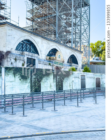 Hagia Sophia Mosque under restoration in Istanbul Hagia Sophia Mosque under restoration in Istanbul 133999855