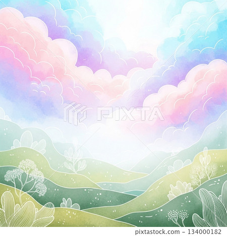 Scenery with clouds 134000182