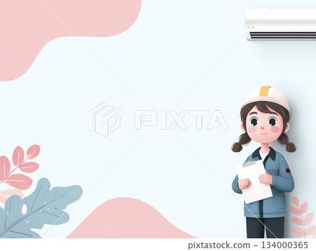 Miyu Series: Miyu inspecting the air conditioner Miyu Series: Miyu inspecting the air conditioner 134000365