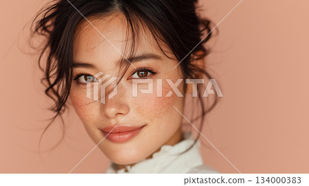 自然微笑的女性肖像 | 給人潔淨和信任感的形象 / 女醫生 / 醫生 134000383