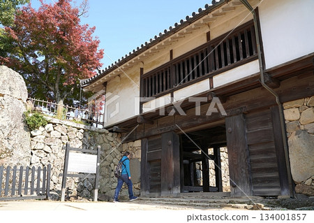 Shiga, Hikone, Hikone Castle, Taikomon Tower (late autumn) Shiga, Hikone, Hikone Castle, Taikomon Tower (late autumn) 134001857