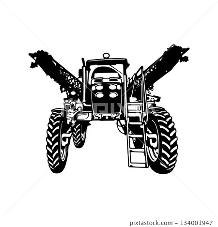 sprayer, self-propelled sprayer - Equipment - Farm Vehicles, Heavy Equipment Stencil Cut File sprayer, self-propelled sprayer - Equipment - Farm Vehicles, Heavy Equipment Stencil Cut File 134001947