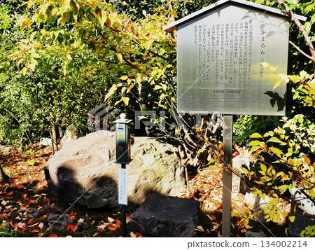 奈良縣元悟寺的蛙石，11月 134002214