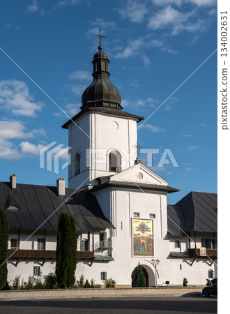 Main Entrance and Bell Tower of Ancient Neamt Monastery, Cultural Hub of Romania Main Entrance and Bell Tower of Ancient Neamt Monastery, Cultural Hub of Romania 134002631