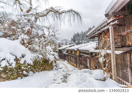 Tsumagojuku snow scene 134002813