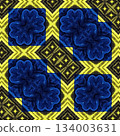 Vibrant design inspired by the Ukraine flag with bold blue and yellow colors, perfect for patriotic artwork, digital prints, apparel, and creative projects celebrating national pride 134003631