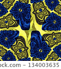 Vibrant design inspired by the Ukraine flag with bold blue and yellow colors, perfect for patriotic artwork, digital prints, apparel, and creative projects celebrating national pride 134003635