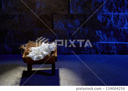 Jesus born. Nativity Manger Scene Jesus born. Nativity Manger Scene 134004250