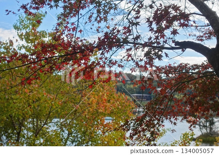 The wind as the lake begins to change color The wind as the lake begins to change color 134005057