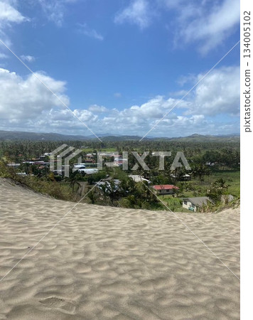 Fiji Sigatoka desert and cityscape Fiji Sigatoka desert and cityscape 134005102