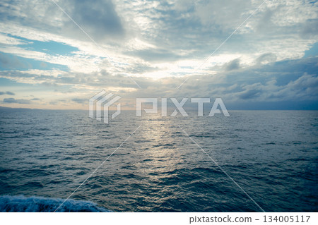 Sunset over the sea Sunset over the sea 134005117