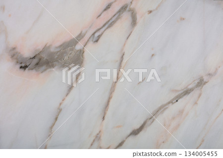 Calacatta Creme marble background, texture in classic beige tone. 134005455