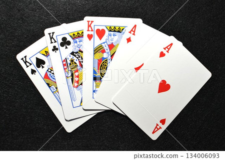 Poker full house cards Poker full house cards 134006093