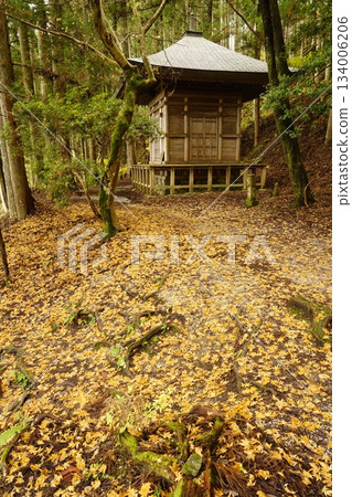Yoshinoyama Okusenbon Yoshitsune Hidden Tower - Fallen Leaves Path Yoshinoyama Okusenbon Yoshitsune Hidden Tower - Fallen Leaves Path 134006206