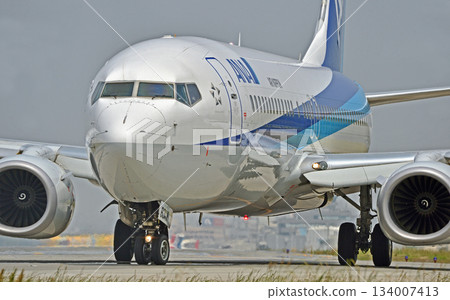 全日空737滑行中 全日空737滑行中 134007413