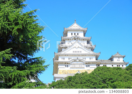 Scenery of National Treasure Himeji Castle, Himeji City, Hyogo Prefecture Scenery of National Treasure Himeji Castle, Himeji City, Hyogo Prefecture 134008803