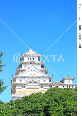 Scenery of National Treasure Himeji Castle, Himeji City, Hyogo Prefecture 134008804