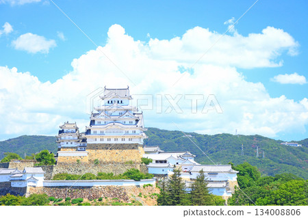 Scenery of National Treasure Himeji Castle, Himeji City, Hyogo Prefecture Scenery of National Treasure Himeji Castle, Himeji City, Hyogo Prefecture 134008806