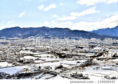 View of the Uedahara area in Ueda City (Ueda City, Nagano Prefecture) [February 2023] 134009445