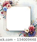 華麗的花框 134009448