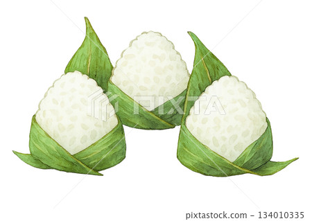 竹筒飯水彩插圖(透明背景) 竹筒飯水彩插圖(透明背景) 134010335