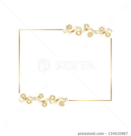 warm Certificate Border Gold Frame Golden Border,Gold Border 134010967