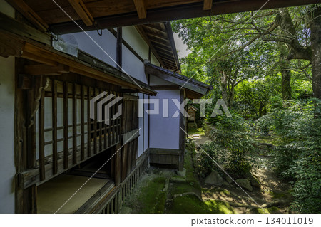 泉足，武士宅和稅務所住宅，後院，鹿兒島縣泉市 134011019