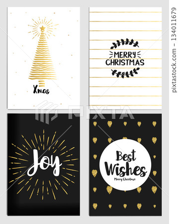 Christmas greeting cards collection Christmas greeting cards collection 134011679