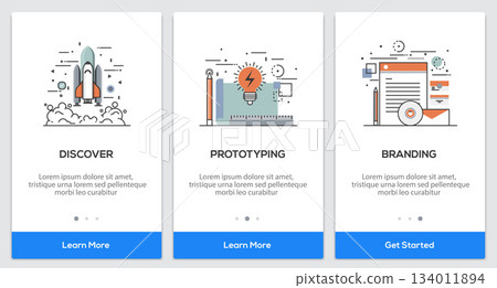 Flat line Oneboarding Concepts 134011894