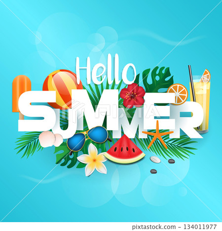 Summer background 2018 134011977