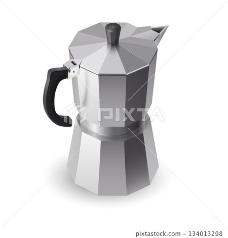 Metal coffee percolator 134013298