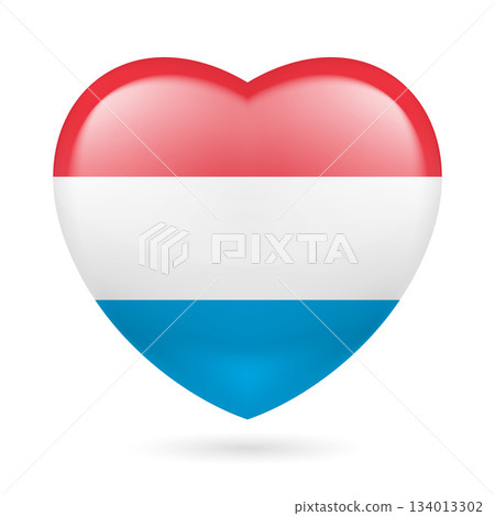 Heart Icon of Luxembourg 134013302