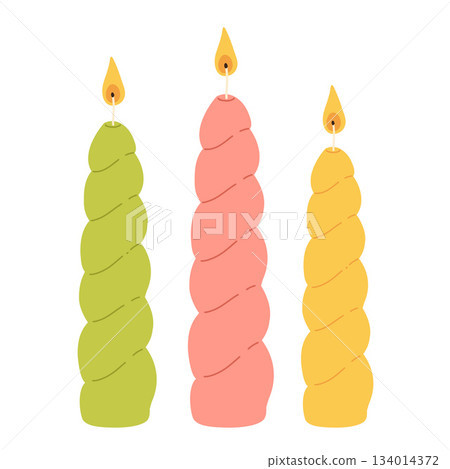 Various Candles. Different shapes and sizes. Pillar, jar candle, square, container candle, heart shaped. Decorative wax candles for relax and spa. Matches, candle snuffer. Hand drawn Vector set Various Candles. Different shapes and sizes. Pillar, jar candle, square, container candle, heart shaped. Decorative wax candles for relax and spa. Matches, candle snuffer. Hand drawn Vector set 134014372