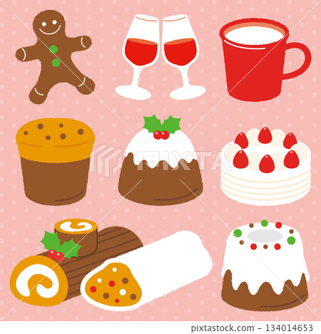 節慶美食、糖果和飲品 134014653