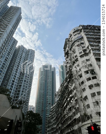 巨型豪宅和高層商業大樓 巨型豪宅和高層商業大樓 134015714