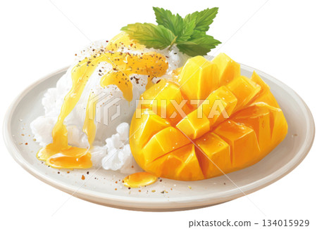 Mango Sticky Rice 134015929