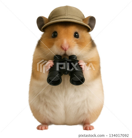 Explorer Hamster with Binoculars 134017092