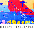 Abstract art background with dripping paint_251207_13 134017153