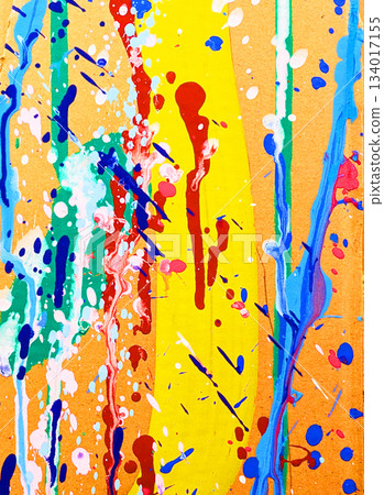 Abstract art background with dripping paint_251207_15 Abstract art background with dripping paint_251207_15 134017155