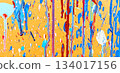 Abstract art background with dripping paint_251207_16 134017156